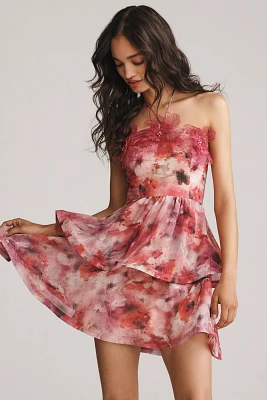 Elliatt Evalina Floral Halter Mini Dress