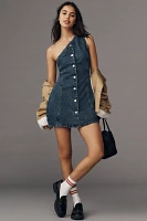 Curaae by Elliatt Adalynn One-Shoulder Denim Mini Dress