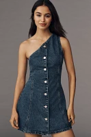 Curaae by Elliatt Adalynn One-Shoulder Denim Mini Dress