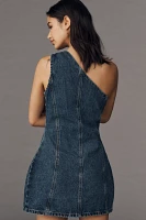 Curaae by Elliatt Adalynn One-Shoulder Denim Mini Dress
