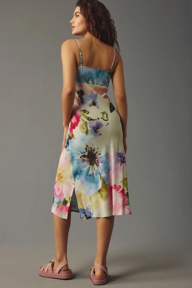 Conditions Apply Sleeveless Slim Midi Dress