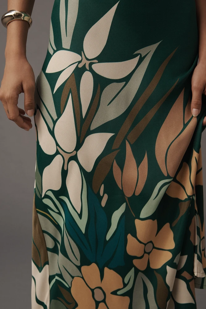 Bl-nk Eustella Bare V-Neck Maxi Dress
