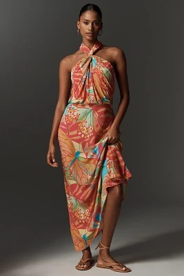 Bl-nk Elainne Halter Midi Dress