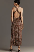 Conditions Apply Anny Sleeveless Cowl-Neck Maxi Dress
