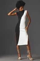 Maeve Muscle Colorblock Midi Dress