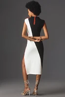 Maeve Muscle Colorblock Midi Dress