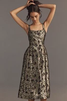 Maeve Sleeveless Square-Neck Fit & Flare Midi Dress