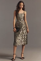 Maeve Sleeveless Square-Neck Fit & Flare Midi Dress