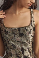 Maeve Sleeveless Square-Neck Fit & Flare Midi Dress