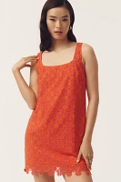 Maeve Square-Neck Mini Shift Dress
