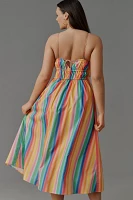 English Factory Petite Sleeveless Back-Cutout Midi Dress