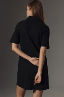 English Factory Short-Sleeve Mini Shirt Dress