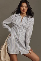 English Factory Collared Mini Shirt Dress