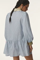 English Factory Long-Sleeve Mini Shirt Dress