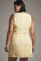 Endless Rose Sleeveless Lace Crew-Neck Mini Dress