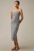 The Soleil Slim Strapless Ruched Dress: Magic Fabric Edition