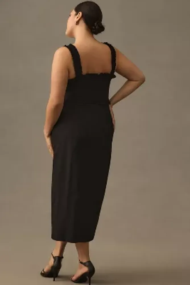 The Linden Slim Square-Neck Dress