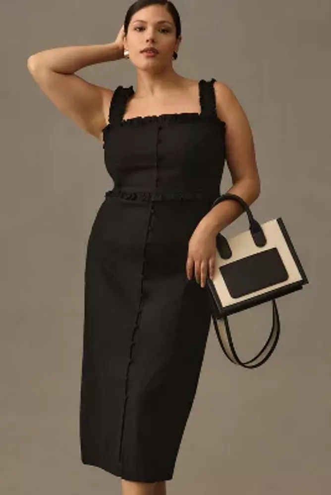 The Linden Slim Square-Neck Dress