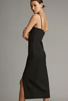 By Anthropologie One-Shoulder Slim Midi Dress
