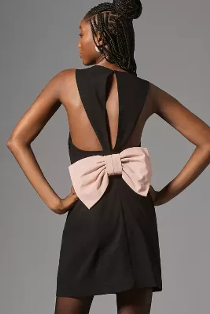 Maeve Sleeveless Bow-Back Mini Dress