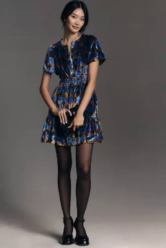 The Somerset Mini Dress: Velvet Edition