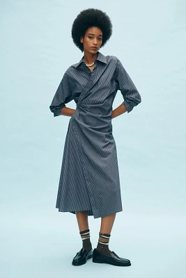 ASTR The Label Flykra Wrap Shirt Dress