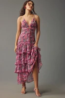 ASTR The Label Aneira Floral Tiered Maxi Dress