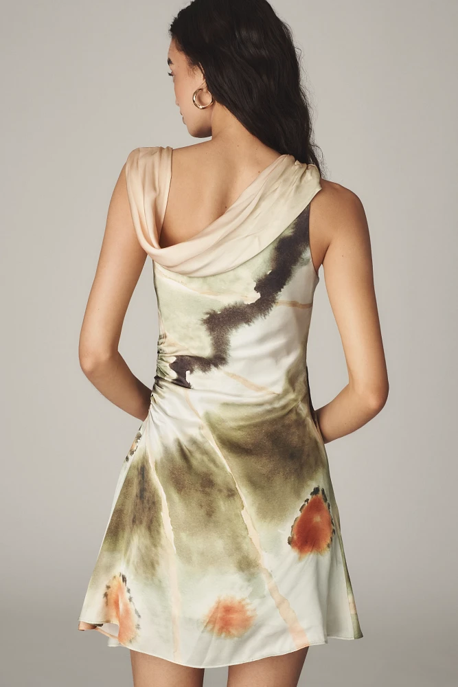 AMUR Elowen One-Shoulder Mini Dress