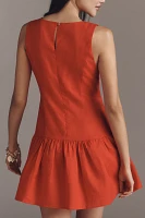 WAYF Sleeveless Button-Front Mini Dress
