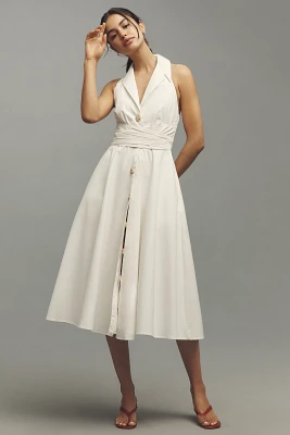 Hutch Alessia Sleeveless Halter Midi Dress