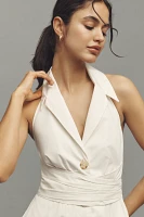 Hutch Alessia Sleeveless Halter Midi Dress