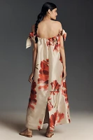 Hutch Iris Off-The-Shoulder Maxi Dress