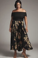 Hutch Off-The-Shoulder Twofer Midi Dress