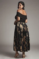 Hutch Off-The-Shoulder Twofer Midi Dress