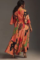 Hutch Floral Wrap Maxi Dress