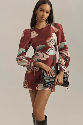 Hutch Long-Sleeve Deva Mini Dress