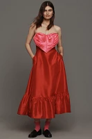 Hutch Strapless Heart Maxi Dress