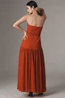 Hutch Strapless Drop-Waist Maxi Dress