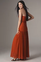 Hutch Strapless Drop-Waist Maxi Dress