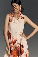 Hutch Vivian Sleeveless Midi Shirt Dress