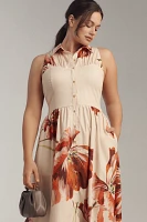Hutch Vivian Sleeveless Midi Shirt Dress