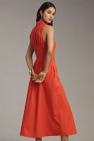 Hutch Vivian Sleeveless Midi Shirt Dress