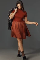 The Thea Twofer Sweater Dress: Short-Sleeve Mini Edition