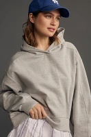 Pilcro Hooded Sweatshirt Twofer Mini Dress