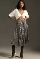 Delfi Collective Sequin Twofer Midi Dress