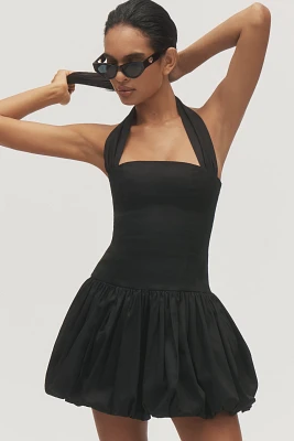 Delfi Collective Halter Bubble Mini Dress