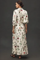 The Mona Linen Shirt Dress By Maeve