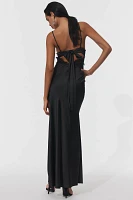 For Love & Lemons Heart Maxi Slip Dress