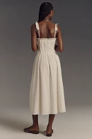 For Love & Lemons Ruched Corset Dress