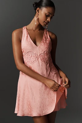 For Love & Lemons Sunrise Slip Mini Dress